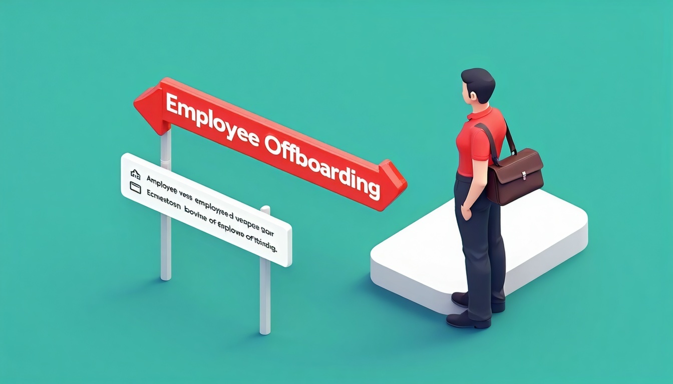 Employee Onboarding spelled across a red arrow