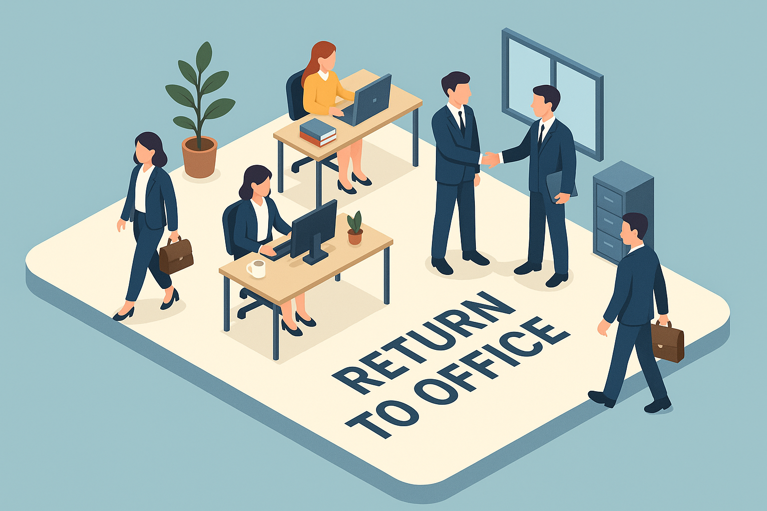 return to office illustration