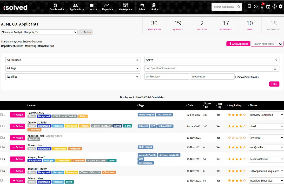 applicant tracking