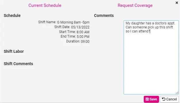 schedule swap